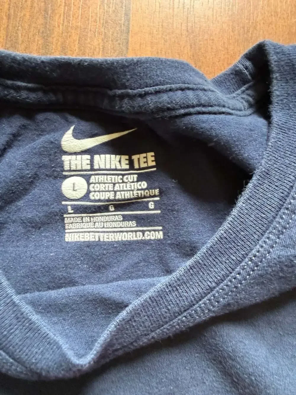 Nike girls Columbus Clingstones MiLB 2015 Navy Blue T-Shirt Size L
